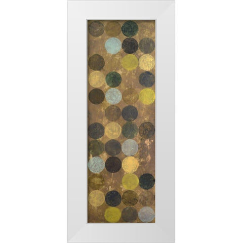 Modulation II White Modern Wood Framed Art Print by Marcon, Michael