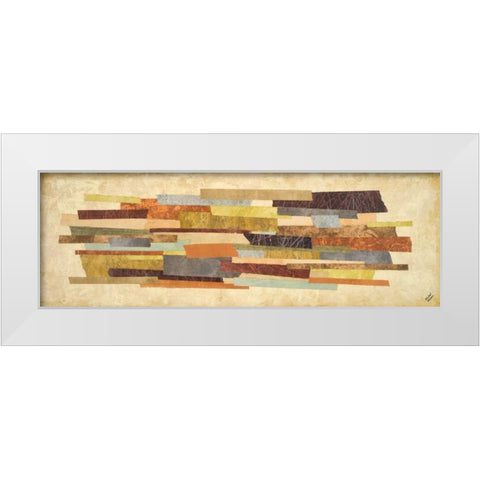 Elemental I White Modern Wood Framed Art Print by Marcon, Michael