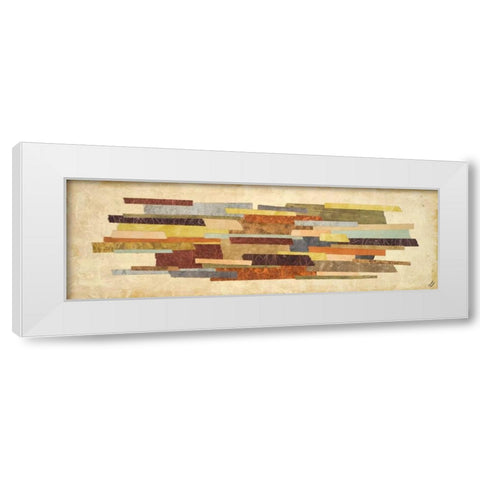 Elemental II White Modern Wood Framed Art Print by Marcon, Michael