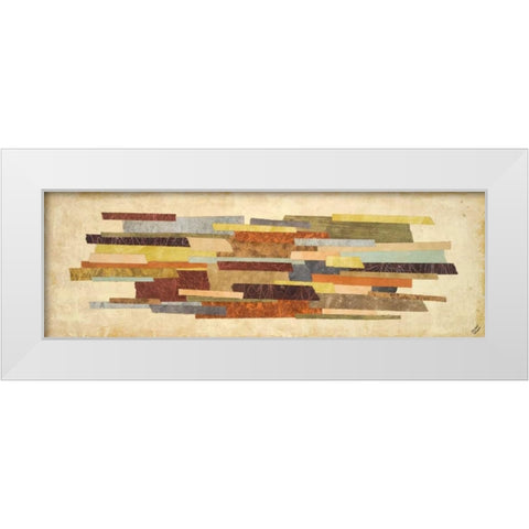 Elemental II White Modern Wood Framed Art Print by Marcon, Michael