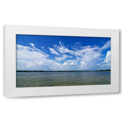 Beautiful Waters White Modern Wood Framed Art Print by Nawrocke, Bruce