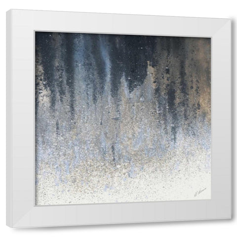 Summer Woods Square I White Modern Wood Framed Art Print by Mercado, M.