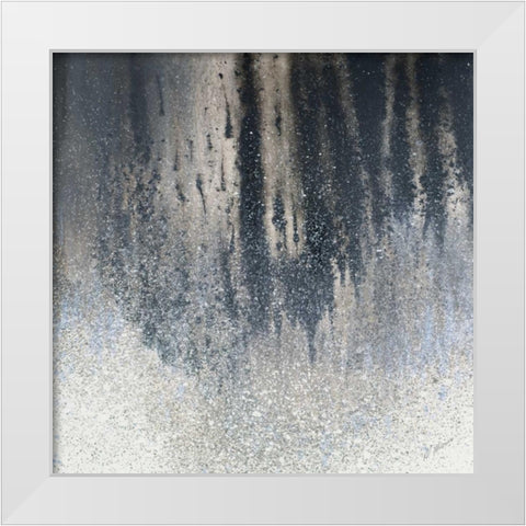 Summer Woods Square II White Modern Wood Framed Art Print by Mercado, M.