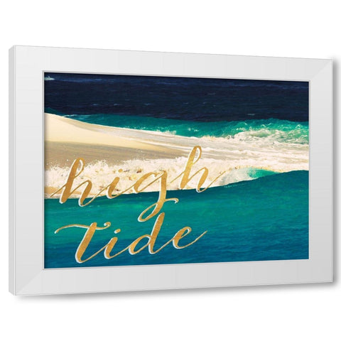 High Waves I White Modern Wood Framed Art Print by Mansfield, Kathy