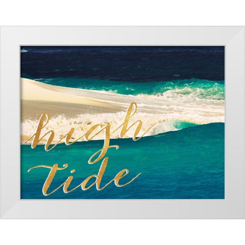 High Waves I White Modern Wood Framed Art Print by Mansfield, Kathy