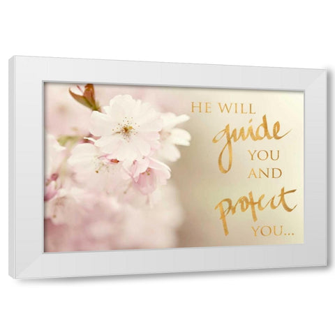 Guide and Protect White Modern Wood Framed Art Print by Gardner, Sarah