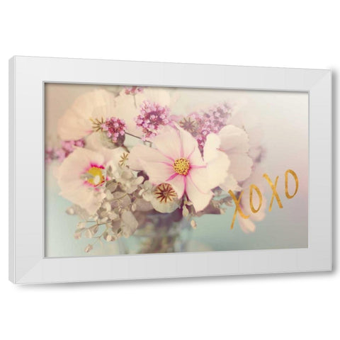 XOXO White Modern Wood Framed Art Print by Gardner, Sarah