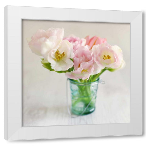 Casual Morning up Close White Modern Wood Framed Art Print by Gardner, Sarah