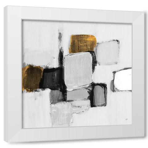 Mid Cityside I White Modern Wood Framed Art Print by Loreth, Lanie