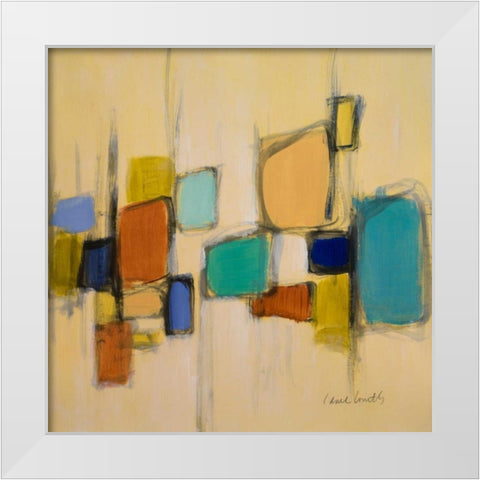 Cityside I White Modern Wood Framed Art Print by Loreth, Lanie