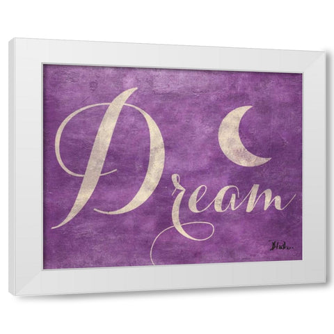 Hope and Dream II White Modern Wood Framed Art Print by Pinto, Patricia