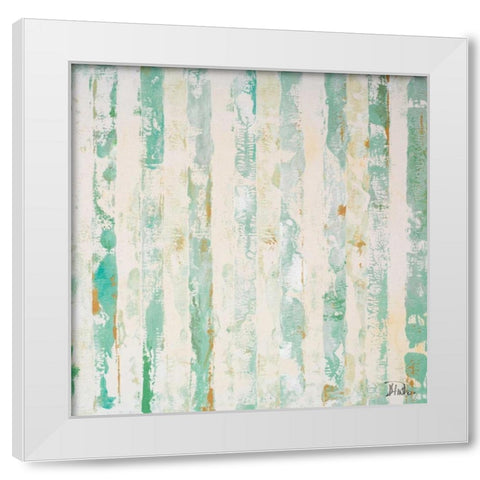 Night Breeze II White Modern Wood Framed Art Print by Pinto, Patricia