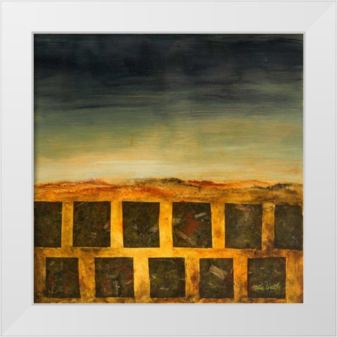 Modern Landscape I White Modern Wood Framed Art Print by Loreth, Lanie