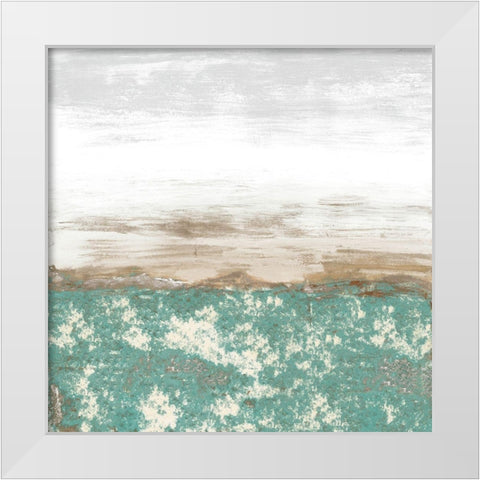Modern Landscape Abstract White Modern Wood Framed Art Print by Loreth, Lanie