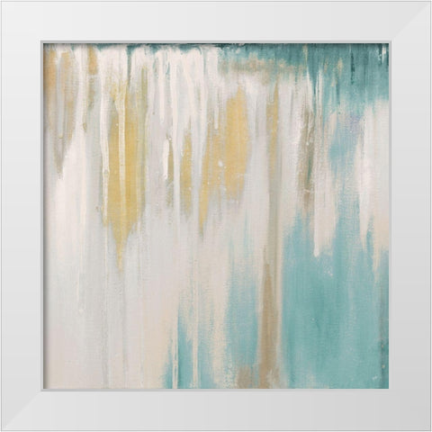 Bright Paysage I White Modern Wood Framed Art Print by Pinto, Patricia