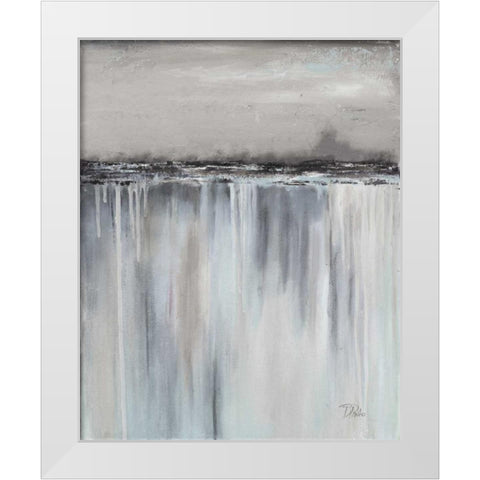 Muted Paysage II White Modern Wood Framed Art Print by Pinto, Patricia