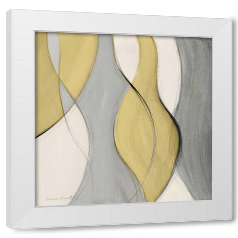 Tranquil Coalescence II White Modern Wood Framed Art Print by Loreth, Lanie