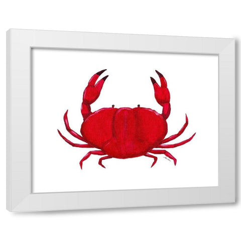 Pincher III White Modern Wood Framed Art Print by Edwins, Hugo