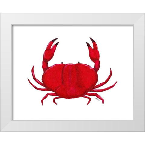 Pincher III White Modern Wood Framed Art Print by Edwins, Hugo