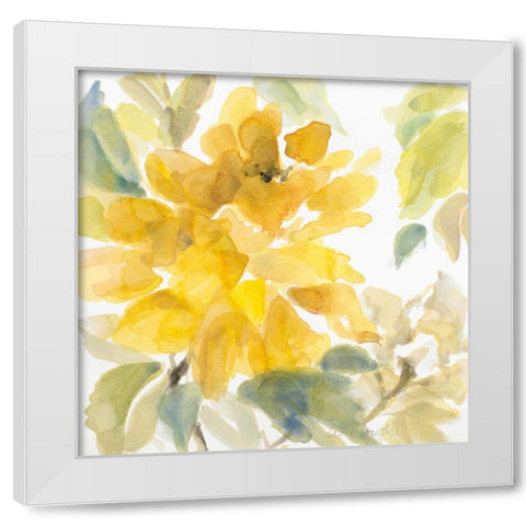 Early May Blooms II White Modern Wood Framed Art Print by Loreth, Lanie