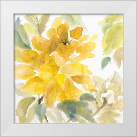 Early May Blooms II White Modern Wood Framed Art Print by Loreth, Lanie