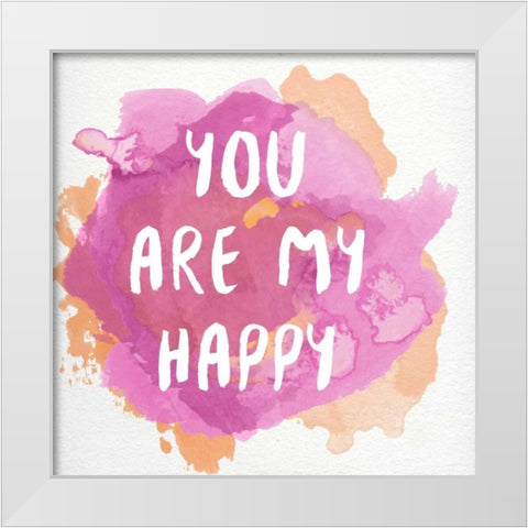 You Are You I White Modern Wood Framed Art Print by Studio, Sd Graphics