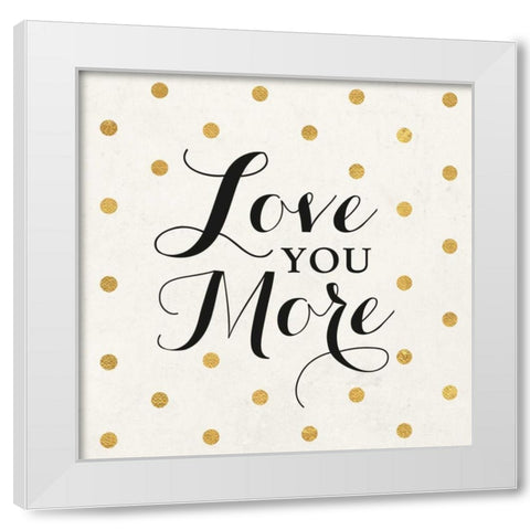Love Words Black I White Modern Wood Framed Art Print by SD Graphics Studio