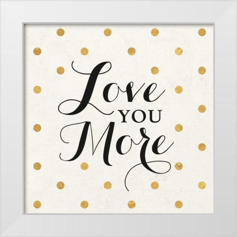 Love Words Black I White Modern Wood Framed Art Print by SD Graphics Studio