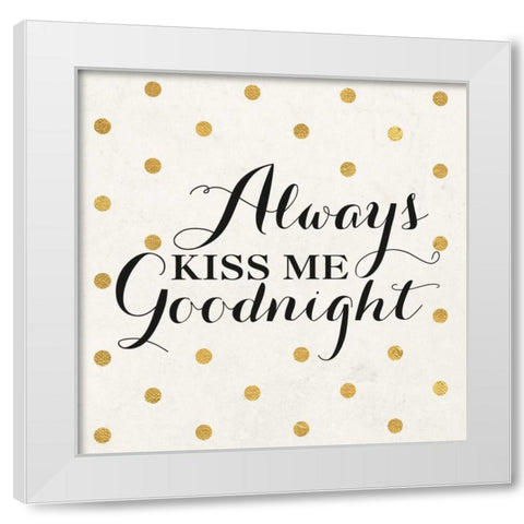 Love Words Black II White Modern Wood Framed Art Print by SD Graphics Studio