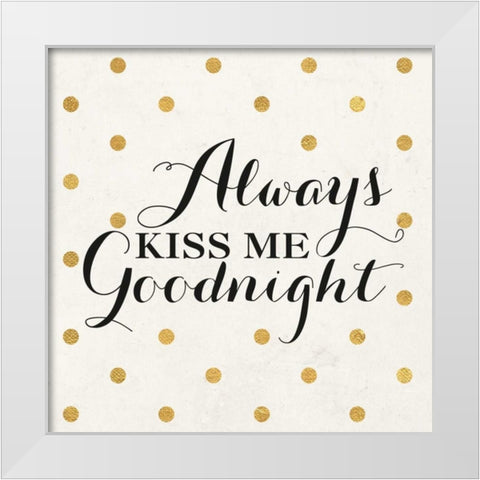 Love Words Black II White Modern Wood Framed Art Print by SD Graphics Studio