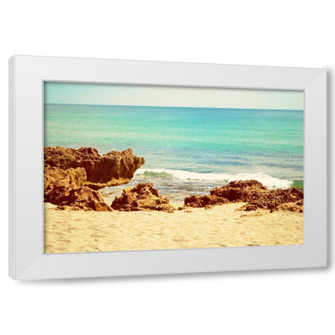 July White Modern Wood Framed Art Print by Peck, Gail