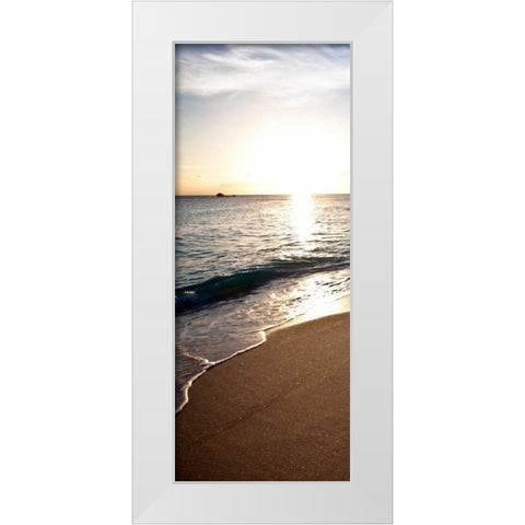 Bimini Beach White Modern Wood Framed Art Print by Bryant, Susan
