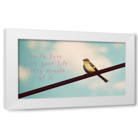 Your Life White Modern Wood Framed Art Print by Peck, Gail