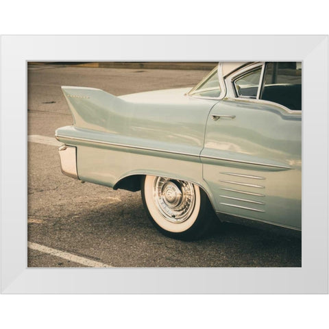 Ride Along White Modern Wood Framed Art Print by Peck, Gail