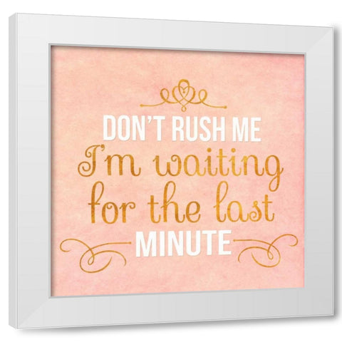 Snarky I White Modern Wood Framed Art Print by SD Graphics Studio