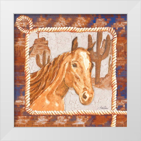 Western Art III White Modern Wood Framed Art Print by Ritter, Gina