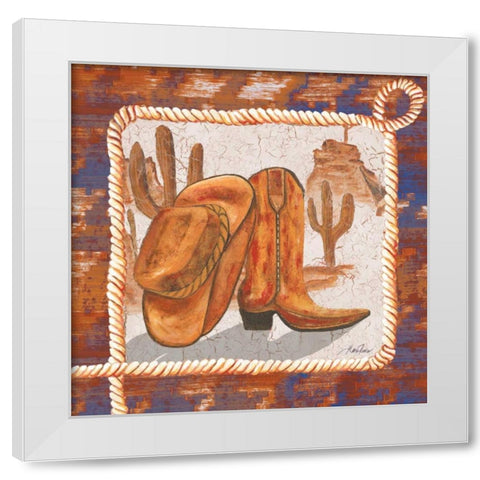 Western Art I White Modern Wood Framed Art Print by Ritter, Gina