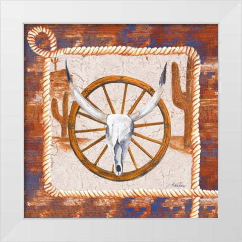 Western Art II White Modern Wood Framed Art Print by Ritter, Gina