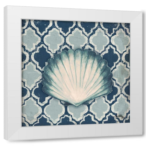 Coastal Modele I White Modern Wood Framed Art Print by Medley, Elizabeth