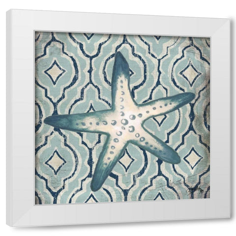 Coastal Modele IV White Modern Wood Framed Art Print by Medley, Elizabeth