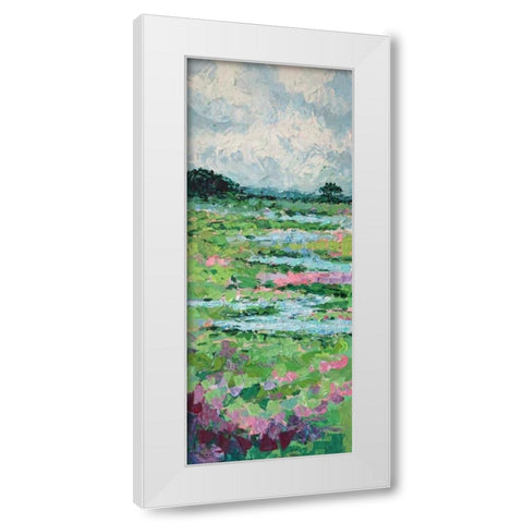 Marsh Romance I White Modern Wood Framed Art Print by Coolick, Ann Marie