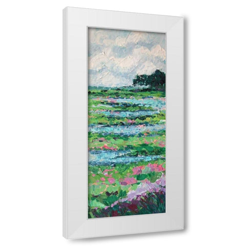 Marsh Romance II White Modern Wood Framed Art Print by Coolick, Ann Marie