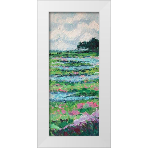 Marsh Romance II White Modern Wood Framed Art Print by Coolick, Ann Marie