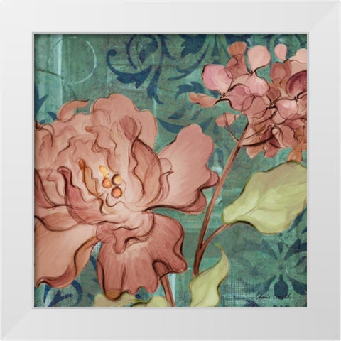 Boho Dream Square II White Modern Wood Framed Art Print by Loreth, Lanie