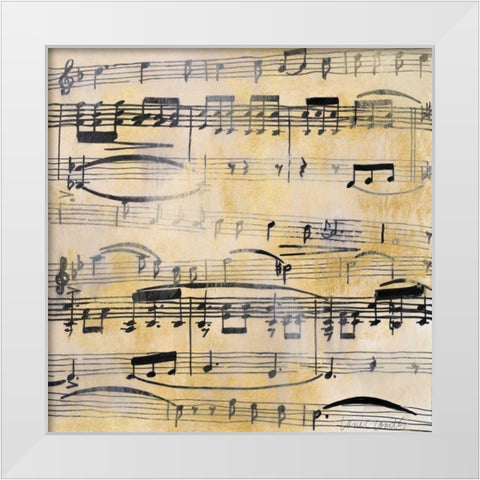 Amore in F Major White Modern Wood Framed Art Print by Loreth, Lanie