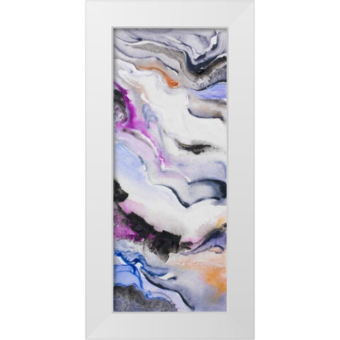 Busy Dreams II White Modern Wood Framed Art Print by Loreth, Lanie