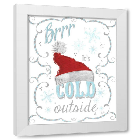 Snow Art I White Modern Wood Framed Art Print by Metz, Andi