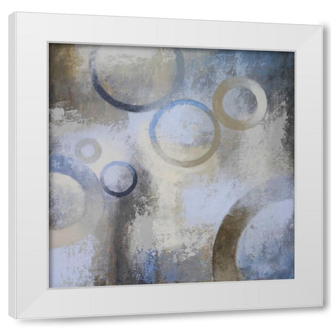 Cobalt II White Modern Wood Framed Art Print by Marcon, Michael