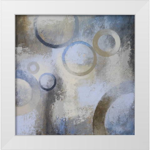 Cobalt II White Modern Wood Framed Art Print by Marcon, Michael