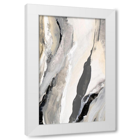 Crystalline II White Modern Wood Framed Art Print by Loreth, Lanie